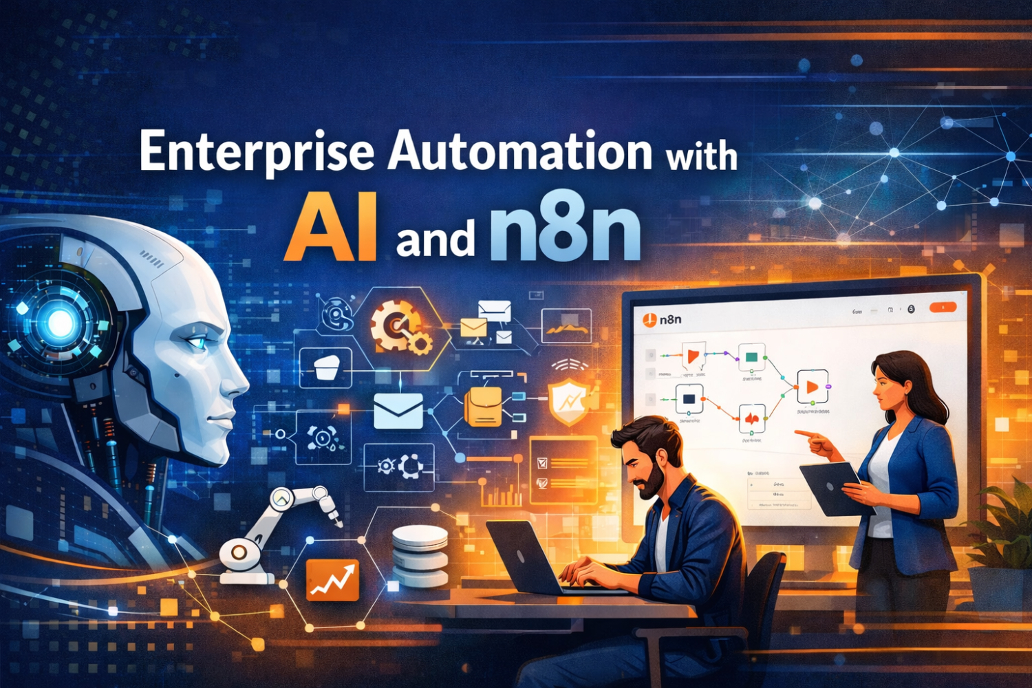 enterprise automation with AI and n8n