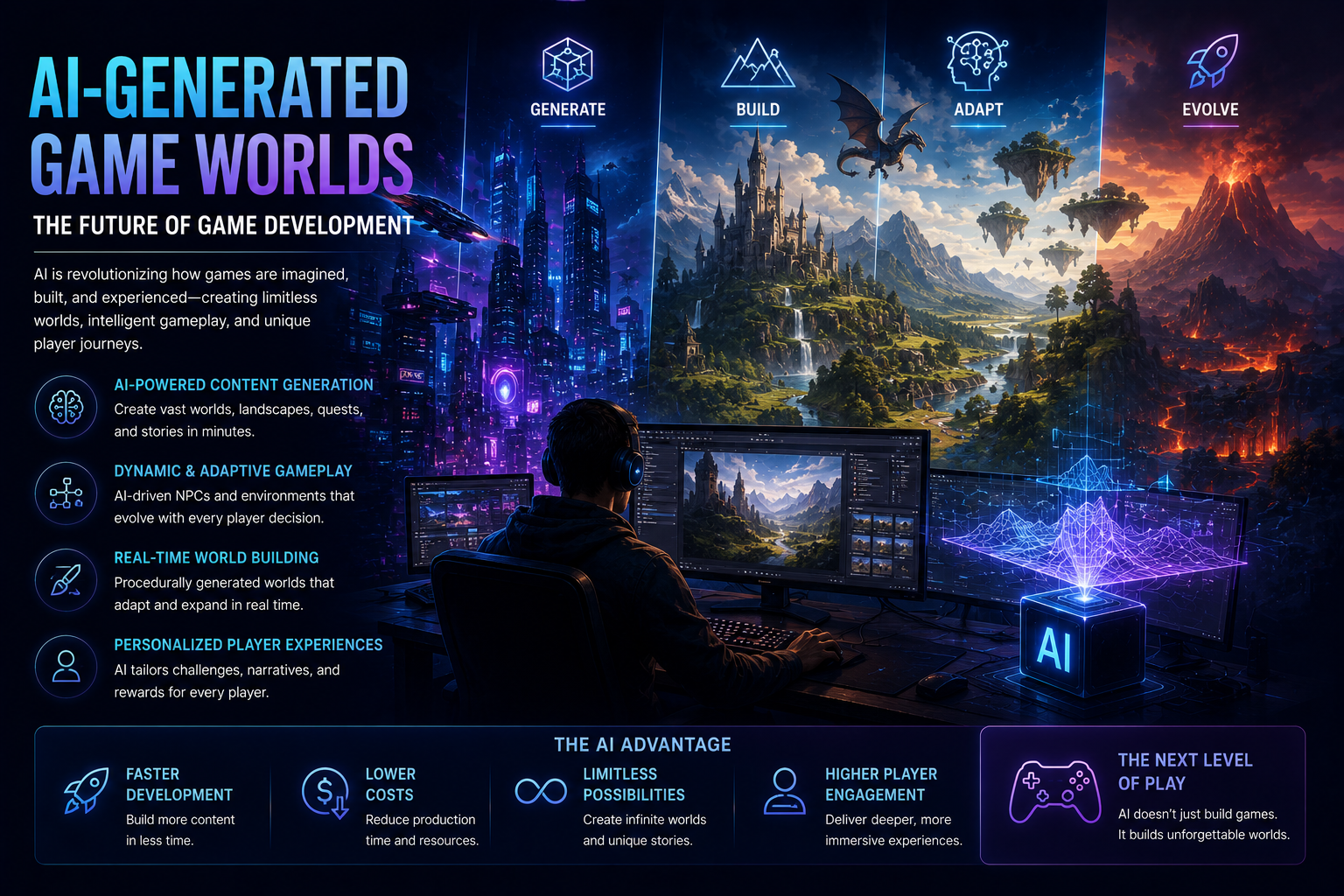AI-Generated Game Worlds The Future of Game Development